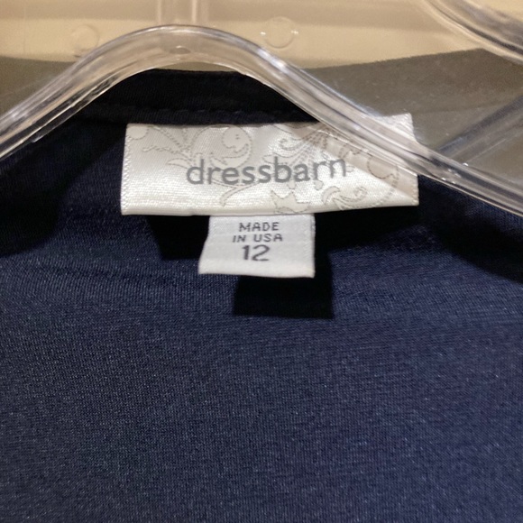 Dress - Womens DRESSBARN Strappy dress with jacket in black with accents - Picture 3 of 4